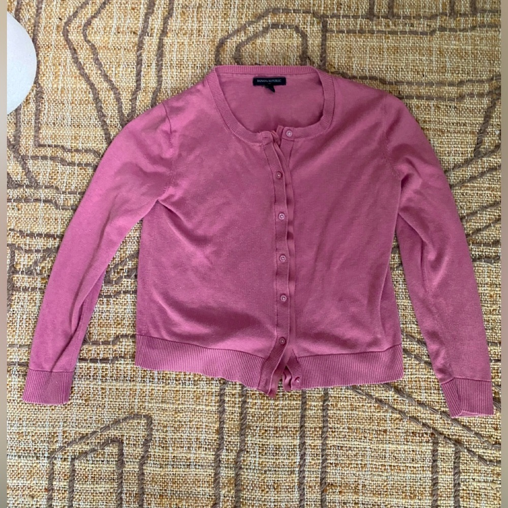 Banana Republic blush cardigan Small